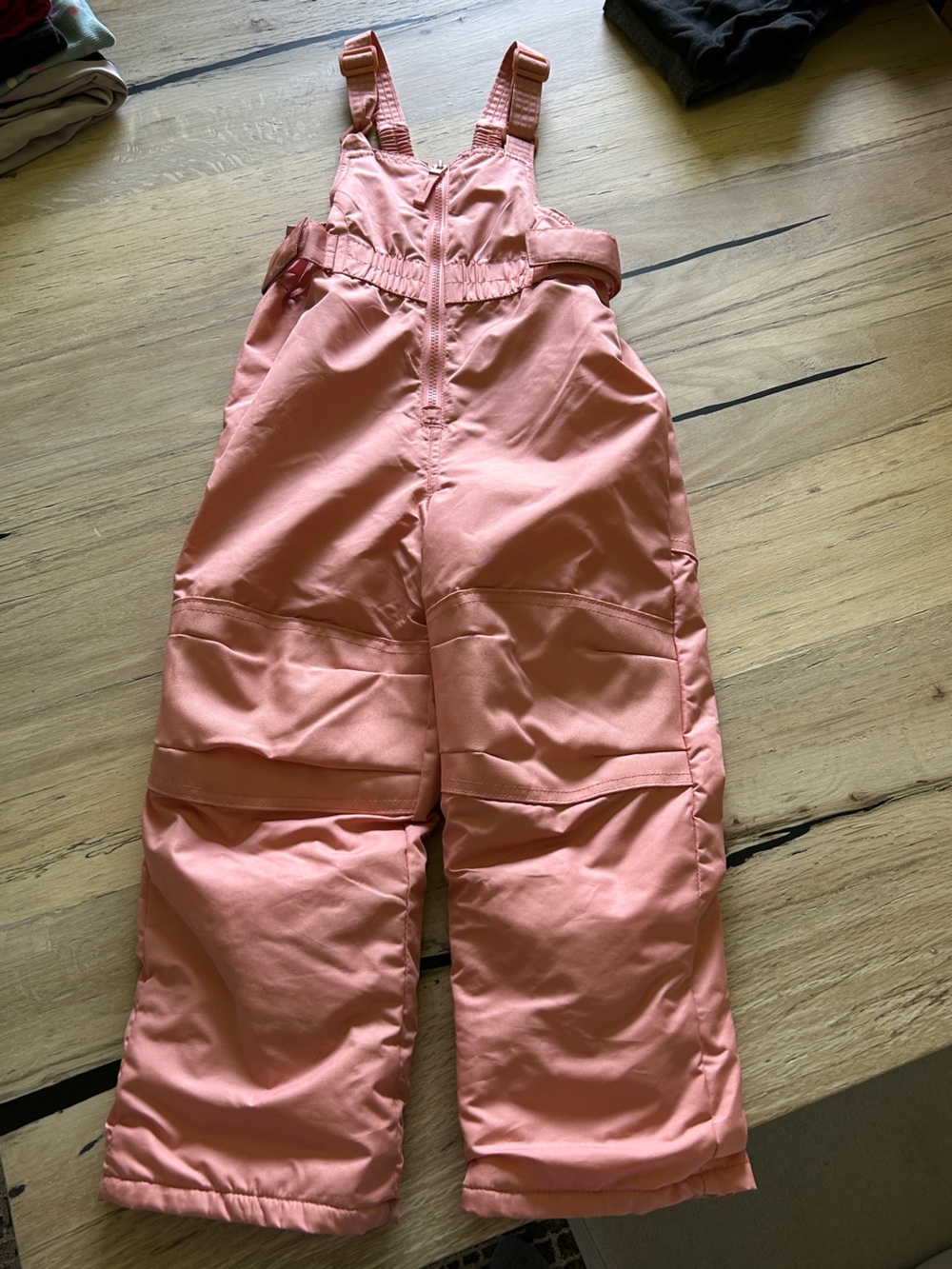 Cat & Jack Coral Pink Snow Bib Pants